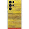 Spain Flag Dark Wood Galaxy Skins